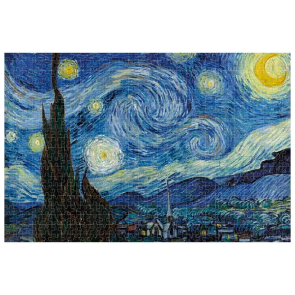 Puzzle Londji Starry Night 6+/ Numărul de piese: 600 photo 1