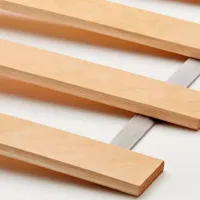 Кровать Ikea Malm/Luroy 4 160 x 200 см / Шпон / Дубовый шпон беленый photo 9