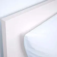 Кровать Ikea Malm/Luroy 4 160 x 200 см / Шпон / Белый photo 4