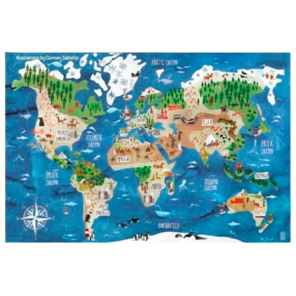 Puzzle Londji Discover the World 5+/ Numărul de piese: 150 photo 1