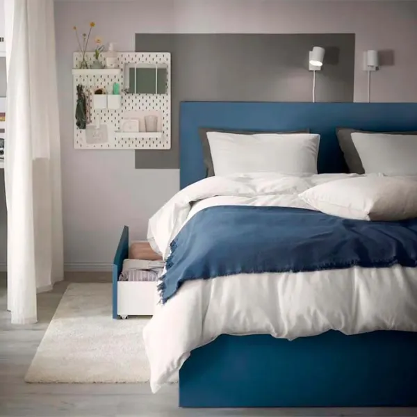Pat Ikea Malm/Luroy 4 160 x 200 cm / Furnir / Blue photo 6 Pat Ikea Malm/Luroy 4 160 x 200 cm / Furnir / Blue photo 6