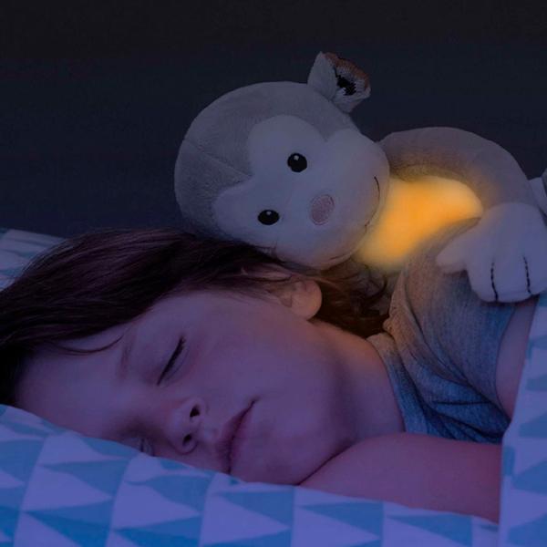 Jucărie interactivă Zazu Max Soft Toy Nightlight  3+ / Gray photo 2
