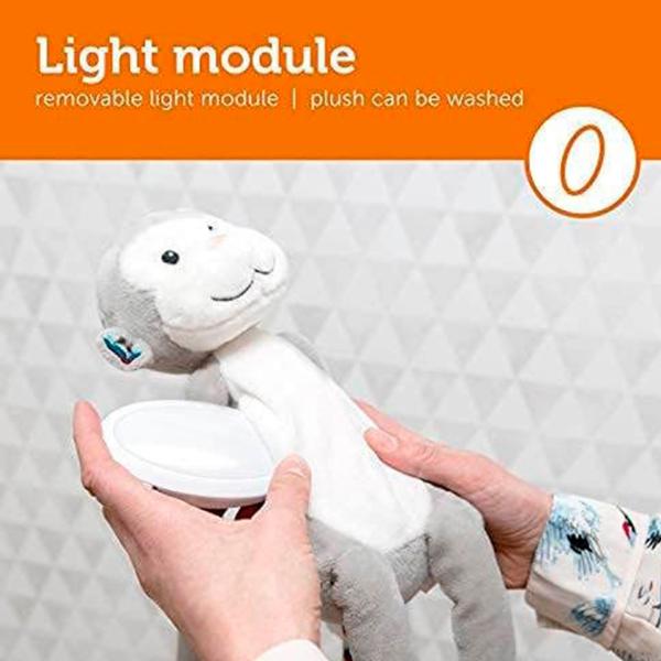 Jucărie interactivă Zazu Max Soft Toy Nightlight  3+ / Gray photo 6