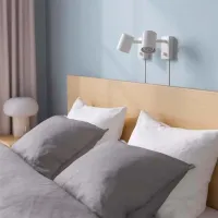 Кровать Ikea Malm/Lonset 140 x 200 см / Шпон / Дубовый шпон беленый photo 5