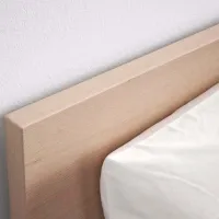 Кровать Ikea Malm/Lonset 140 x 200 см / Шпон / Дубовый шпон беленый photo 7
