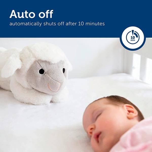 Jucărie interactivă Zazu Animals Liz Baby Sleep Soother  0+ / White photo 5