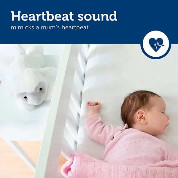 Jucărie interactivă Zazu Animals Liz Baby Sleep Soother  0+ / White photo 6