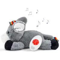 Интерактивная игрушка Zazu Animals Don Baby Sleep Soother 0+ / Серый photo 7