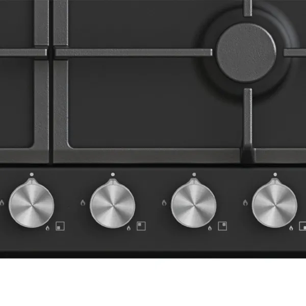 Plită încorporabilă pe gaz Candy CHG6BF4WPBB Oțel emailat / Black photo 2