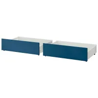 Кровать Ikea Malm/Lonset 140 x 200 см / Шпон / Синий photo 3