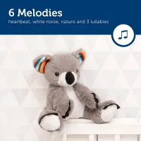 Интерактивная игрушка Zazu Animals Coco Baby Sleep Soother 0+ / Серый photo 4