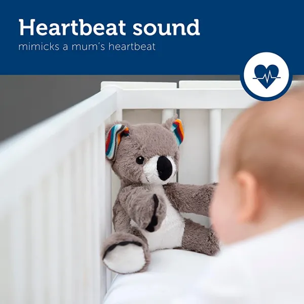 Интерактивная игрушка Zazu Animals Coco Baby Sleep Soother  0+ / Серый photo 5