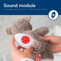 Интерактивная игрушка Zazu Animals Coco Baby Sleep Soother 0+ / Серый photo 8
