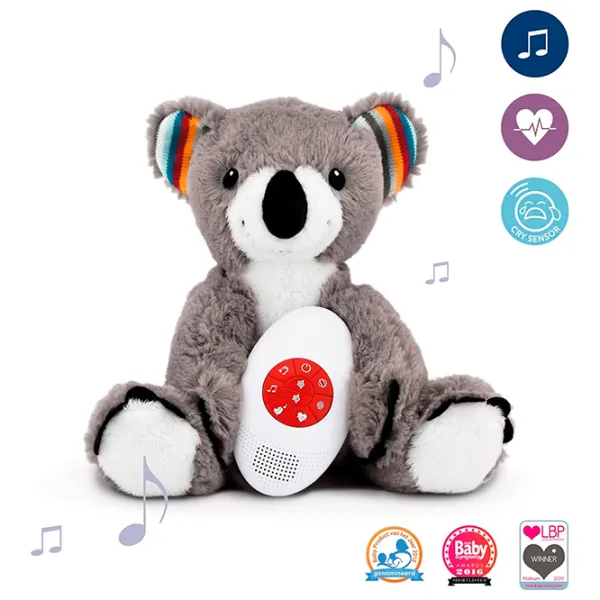 Интерактивная игрушка Zazu Animals Coco Baby Sleep Soother  0+ / Серый photo 9