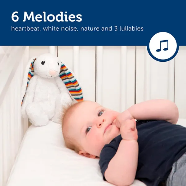 Интерактивная игрушка Zazu Animals Bibi Baby Sleep Soother  0+ / Белый photo 4