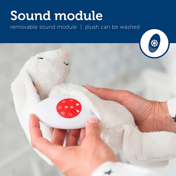 Интерактивная игрушка Zazu Animals Bibi Baby Sleep Soother  0+ / Белый photo 9