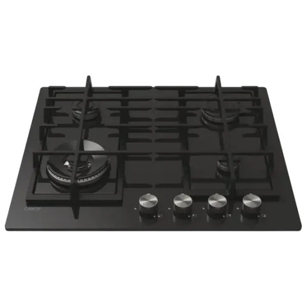 Plită încorporabilă pe gaz Candy CVFG6BF4PX Sticlă călită / Black photo 3