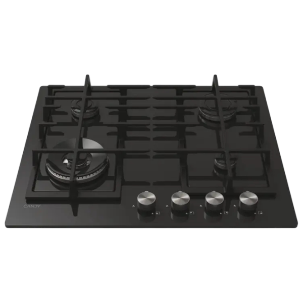 Plită încorporabilă pe gaz Candy CVFG6BF4PX Sticlă călită / Black photo 3