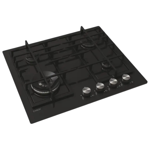 Plită încorporabilă pe gaz Candy CVFG6BF4PX Sticlă călită / Black photo 4