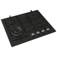 Plită încorporabilă pe gaz Candy CVFG6BF4PX Sticlă călită / Black photo 4
