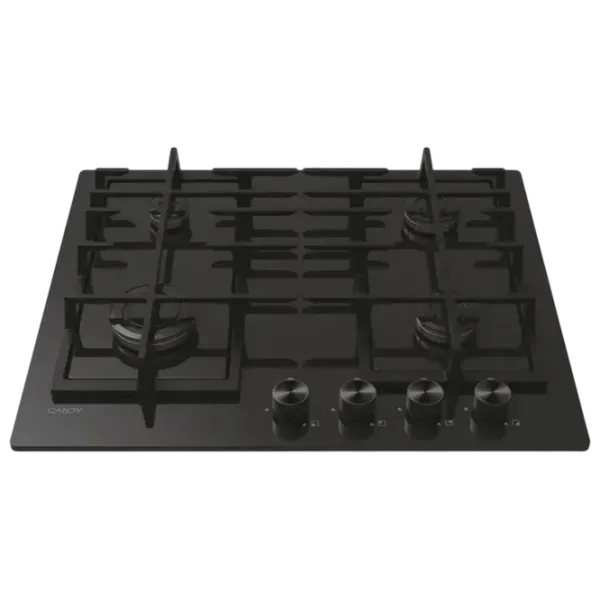 Plită încorporabilă pe gaz Candy CVFG6PB Sticlă călită / Black photo 2