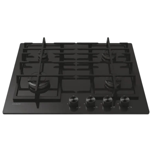 Plită încorporabilă pe gaz Candy CVFG6PB Sticlă călită / Black photo 2