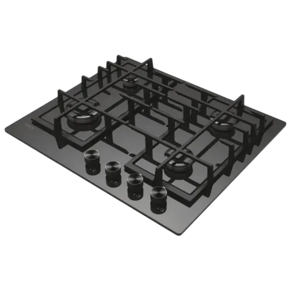 Plită încorporabilă pe gaz Candy CVFG6PB Sticlă călită / Black photo 3