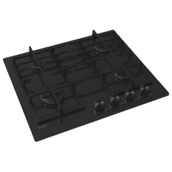 Plită încorporabilă pe gaz Candy CVFG6PB Sticlă călită / Black photo 4