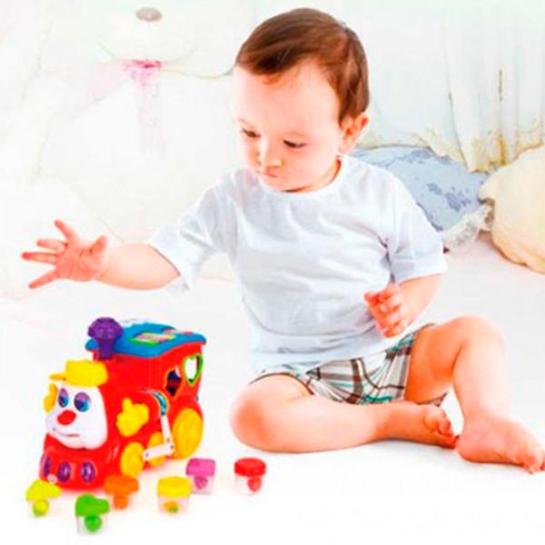 Tren Hola Toys Trenuț 556  / / Yellow Red photo 4