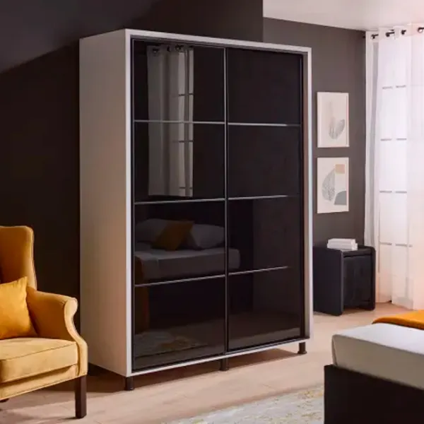 Dulap Ambianta Torino 160 x 58 x 224 / DSP / Alb photo 2 Dulap Ambianta Torino 160 x 58 x 224 / DSP / Alb photo 2