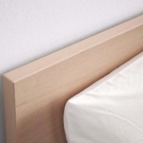 Pat Ikea Malm/Lonset 160 x 200 cm / Masiv / Bleached oak veneer photo 3