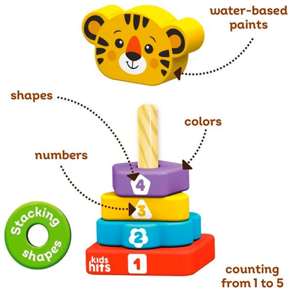 Jucărie interactivă Kids Hits Tiger KH20/014 1+ / Multicolor photo 3