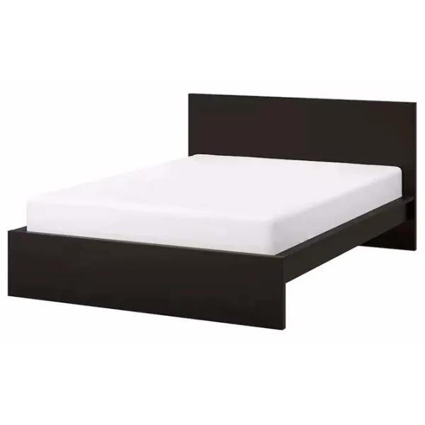 Pat Ikea Malm/Lonset 160 x 200 cm / Masiv / Black-Brown photo 1