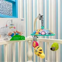 Carusel pentru pătuc Hola Toys Animals E298 0+ / Multicolor photo 5