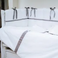 Детское постельное бельё PernaMea Renaissance (101641/1) Хлопок/ Серый White