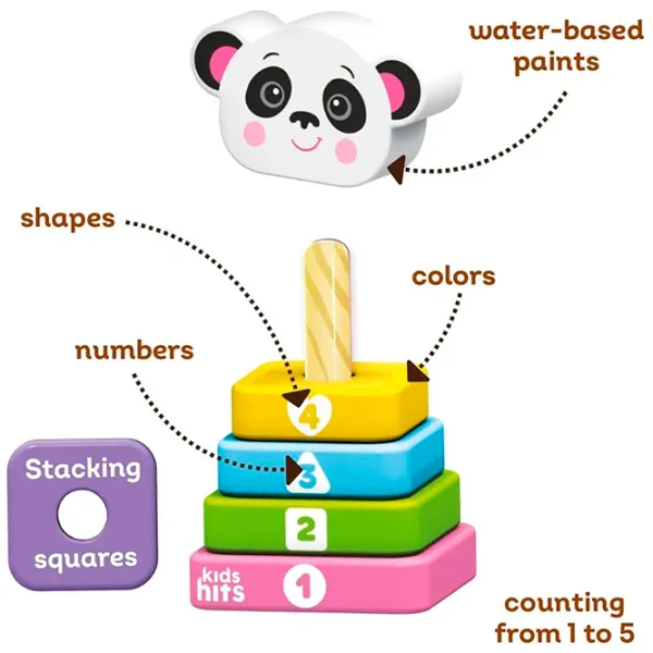 Интерактивная игрушка Kids Hits Animals Panda KH20/012 1+ / Разноцветный photo 2
