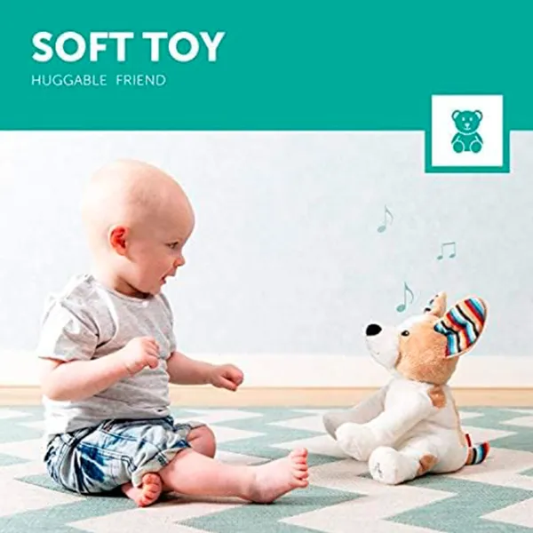 Интерактивная игрушка Zazu Danny Peek-a-boo Soft Toy  0+ / Белый photo 5