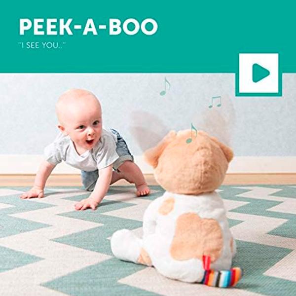 Интерактивная игрушка Zazu Danny Peek-a-boo Soft Toy  0+ / Белый photo 6