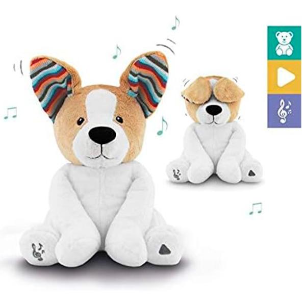 Интерактивная игрушка Zazu Danny Peek-a-boo Soft Toy  0+ / Белый photo 8