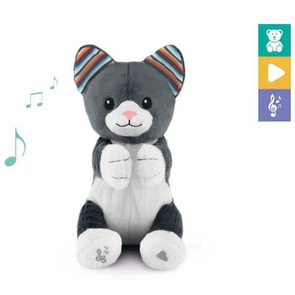 Интерактивная игрушка Zazu Chloe Clapping Soft Toy  0+ / Серый photo 2