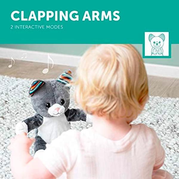 Интерактивная игрушка Zazu Chloe Clapping Soft Toy  0+ / Серый photo 6