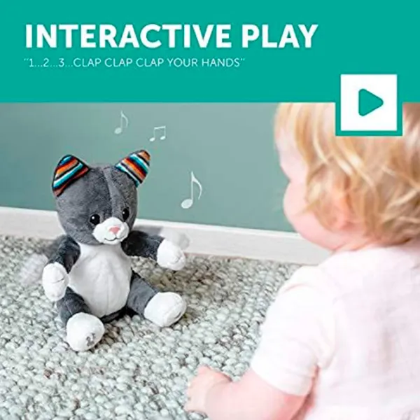 Интерактивная игрушка Zazu Chloe Clapping Soft Toy  0+ / Серый photo 7