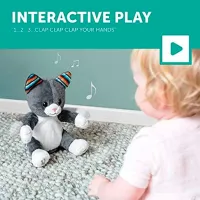 Интерактивная игрушка Zazu Chloe Clapping Soft Toy 0+ / Серый photo 7