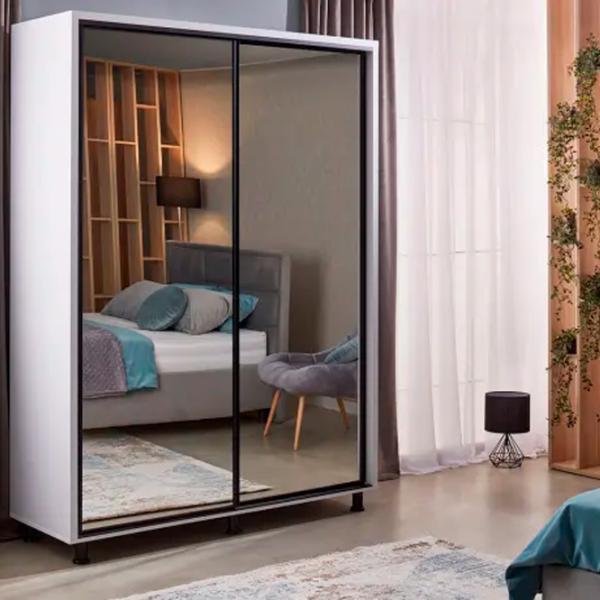 Шкаф Ambianta Havana 180 x 58см x 224 / ДСП / Белый photo 3 Шкаф Ambianta Havana 180 x 58см x 224 / ДСП / Белый photo 3