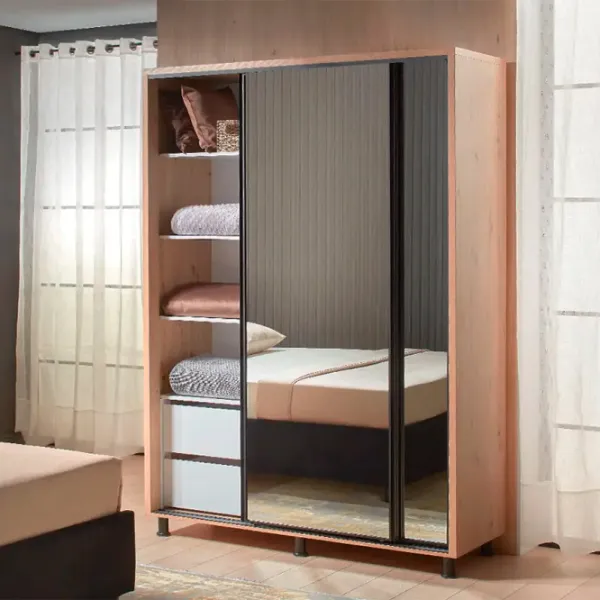 Dulap Ambianta Havana 200 x 58 x 224 / DSP / Artisan Oak photo 4 Dulap Ambianta Havana 200 x 58 x 224 / DSP / Artisan Oak photo 4