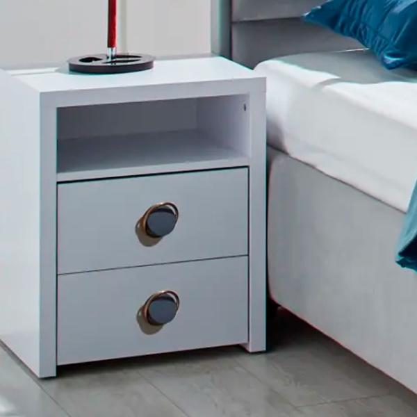 Noptiere Ambianta Universală 57.3 x 45.5 x / PAL / White photo 1