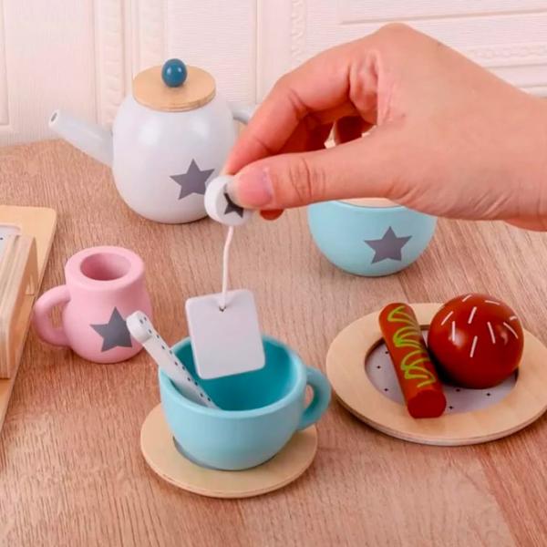 Set de bucătărie ChiToys Afternoon Tea Set 3+ / set de veselă photo 2