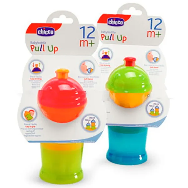 Sticluță Chicco Pull Up 0.25l 12 luni / Plastic / Multicolor photo 3