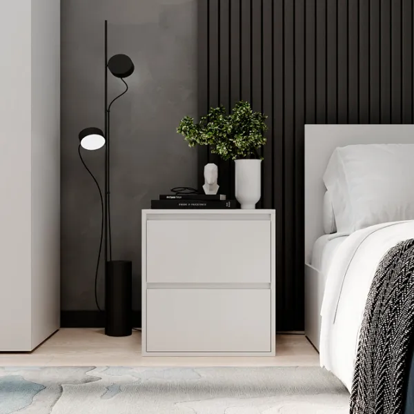Тумбочки Mobicasa Light 55 x 50 x 42см / ЛДСП / White photo 2