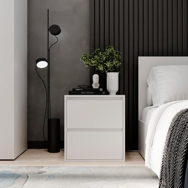 Тумбочки Mobicasa Light 55 x 50 x 42см / ЛДСП / White photo 2